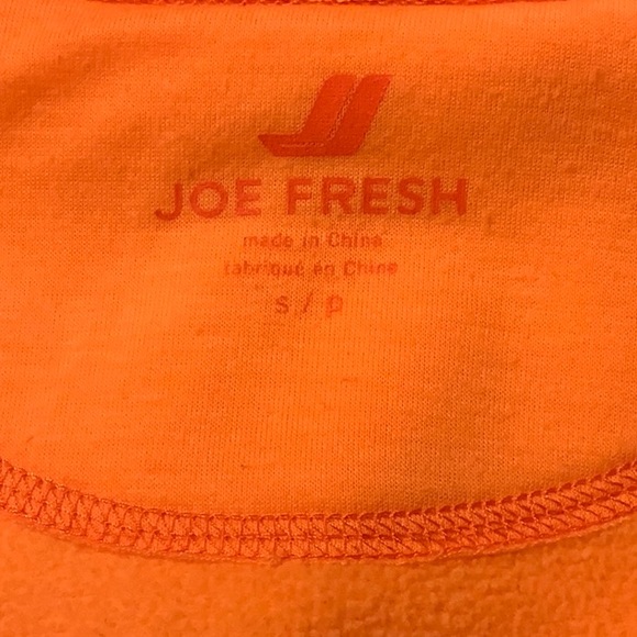 Joe Fresh Ladies Size Small Orange Hoodie.  Worn once! - Picture 4 of 5